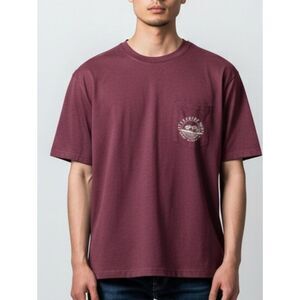 Tofino Surf Shop Men's Maroon Graphic T-Shirt